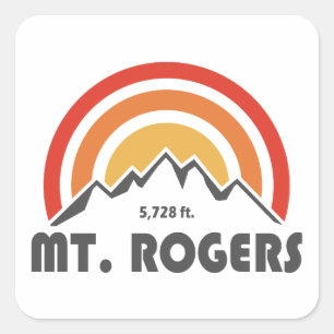 Adesivo Quadrado Mt. Rogers