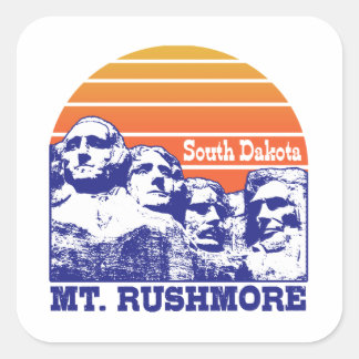 Adesivo Quadrado Mt. Rushmore