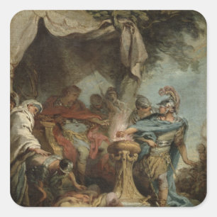 Adesivo Quadrado Mucius Scaevola antes de Porsenna