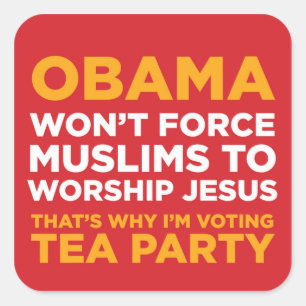 Adesivo Quadrado Muçulmanos da força