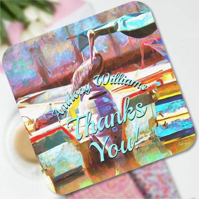 Adesivo Quadrado Muelle Los Peines Obrigado Pelican 0463 (Criador carregado)