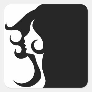 Adesivo Quadrado Mulher Deco Mod