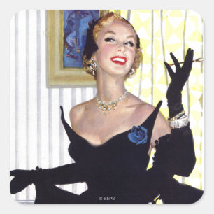 Adesivo Quadrado Mulheres Inteligentes São Perigosas Demais