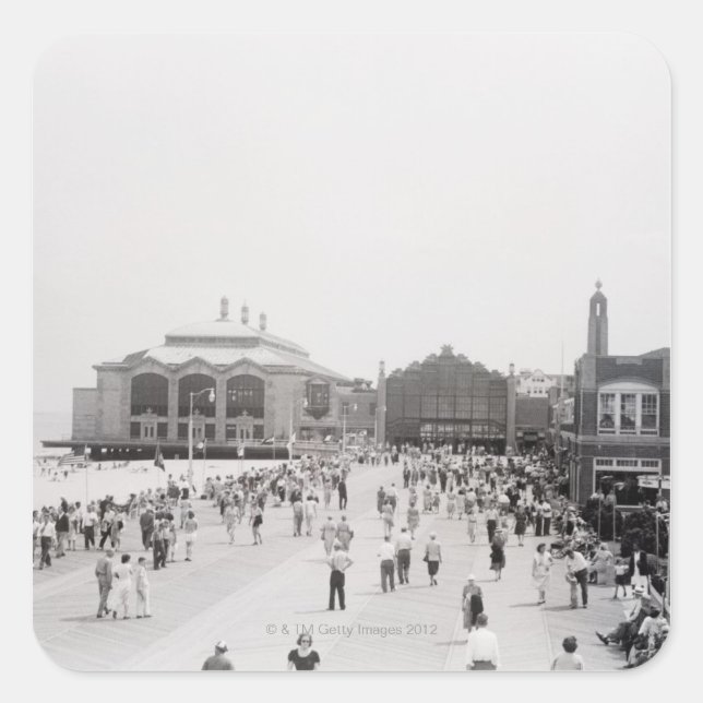 Adesivo Quadrado Multidões (Frente)