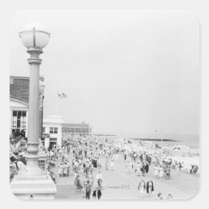 Adesivo Quadrado Multidões 2