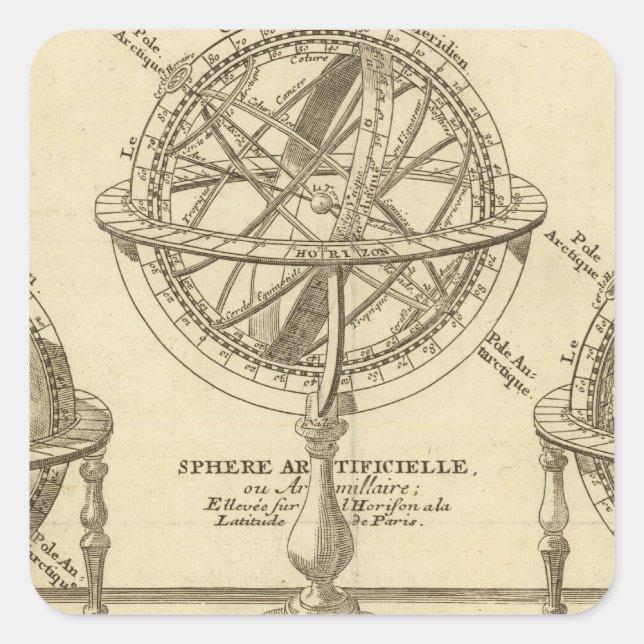 Adesivo Quadrado Mundo (Frente)