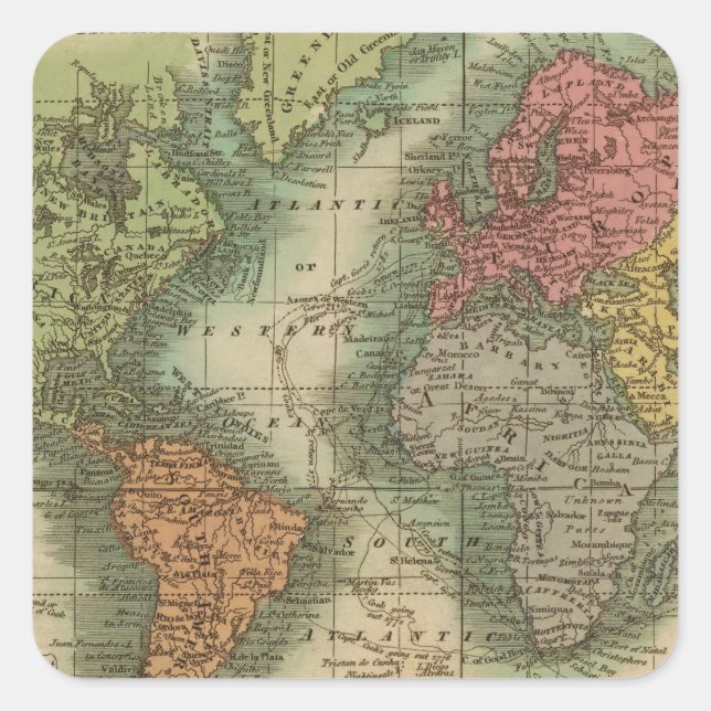 Adesivo Quadrado Mundo 4 (Frente)