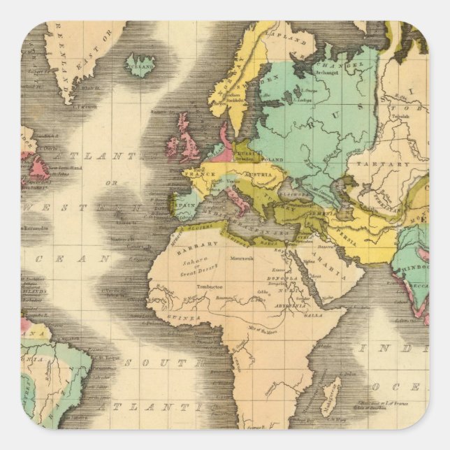Adesivo Quadrado Mundo 6 (Frente)