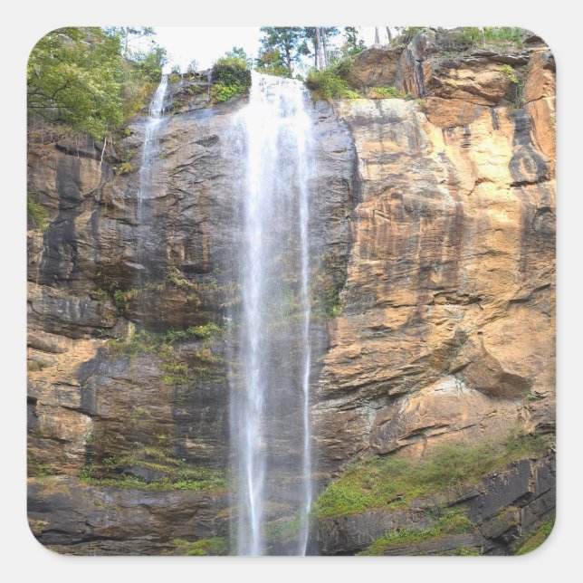 Adesivo Quadrado Murmurios de Toccoa Falls (Frente)