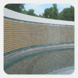 Adesivo Quadrado Muro da Liberdade do Memorial da Segunda Guerra Mu