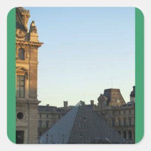 Adesivo Quadrado Musee du Louvre