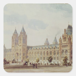 Adesivo Quadrado Museu da história natural