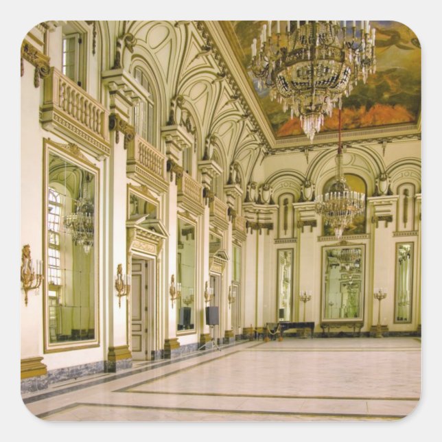 Adesivo Quadrado Museu de La Revolucion, Museu da (Frente)