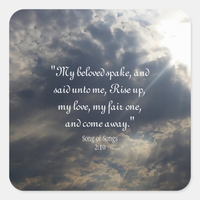 Adesivo Quadrado Música das Canções 2:10 (Frente)