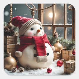 Adesivo Quadrado My Christmas