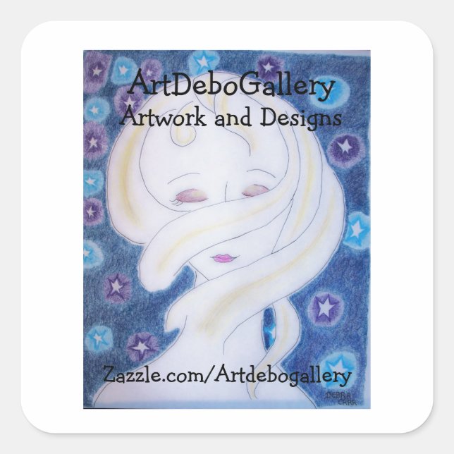 Adesivo Quadrado My Logo Sticker (Frente)