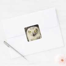 Mysterious Owl Newspaper Impressão - Vintage Folkl