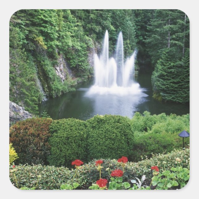 Adesivo Quadrado N.A., Canadá, Colômbia Britânica, Vancouver (Frente)