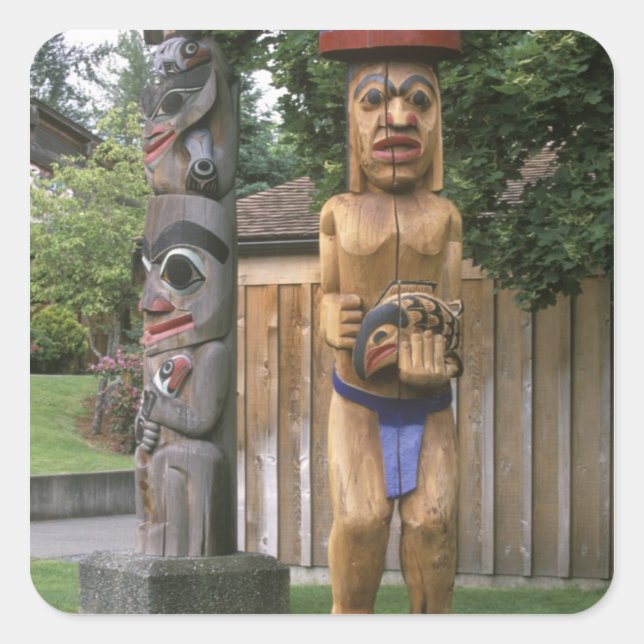 Adesivo Quadrado N.A., Canadá, Colômbia Britânica, Vancouver 2 (Frente)