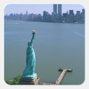 Adesivo Quadrado N.A., EUA, Nova York, Cidade de Nova York. A Estát