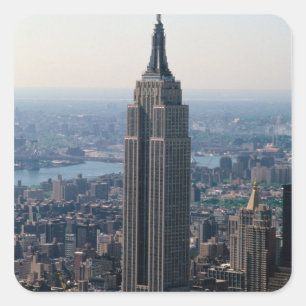 Adesivo Quadrado N.A., EUA, Nova York, Nova Iorque. O Império