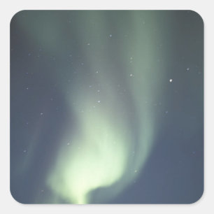 Adesivo Quadrado NA, Canadá, Manitoba, Churchill Luzes do norte,