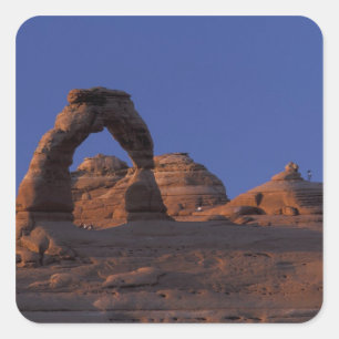 Adesivo Quadrado NA, EUA, Utah, Parque Nacional Arches. Delicado