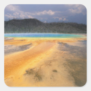 Adesivo Quadrado NA, EUA, Wyoming, Yellowstone NP, Grand