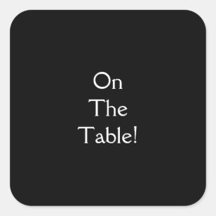 Adesivo Quadrado Na Mesa