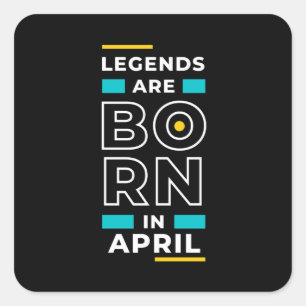 Adesivo Quadrado Na moda De Cotação De Motivação Para Esses Nascere