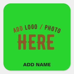 ADESIVO QUADRADO NA MODA MODERNO PERSONALIZADO VERDE LIMÃO VERIFICA