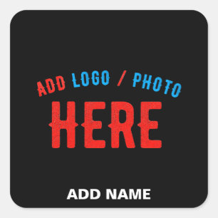 ADESIVO QUADRADO NA MODA MODERNO PERSONALIZÁVEL NEGRO VERIFICADO CO