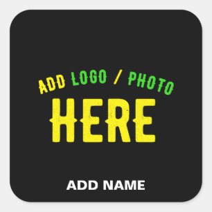 ADESIVO QUADRADO NA MODA MODERNO PERSONALIZÁVEL NEGRO VERIFICADO CO