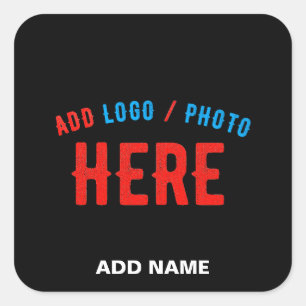 ADESIVO QUADRADO NA MODA MODERNO PERSONALIZÁVEL NEGRO VERIFICADO CO