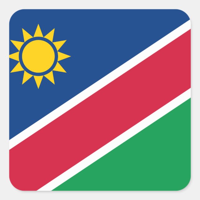 Adesivo Quadrado Namíbia (Frente)