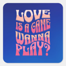 Adesivo Quadrado Namorados Típico Engraçado