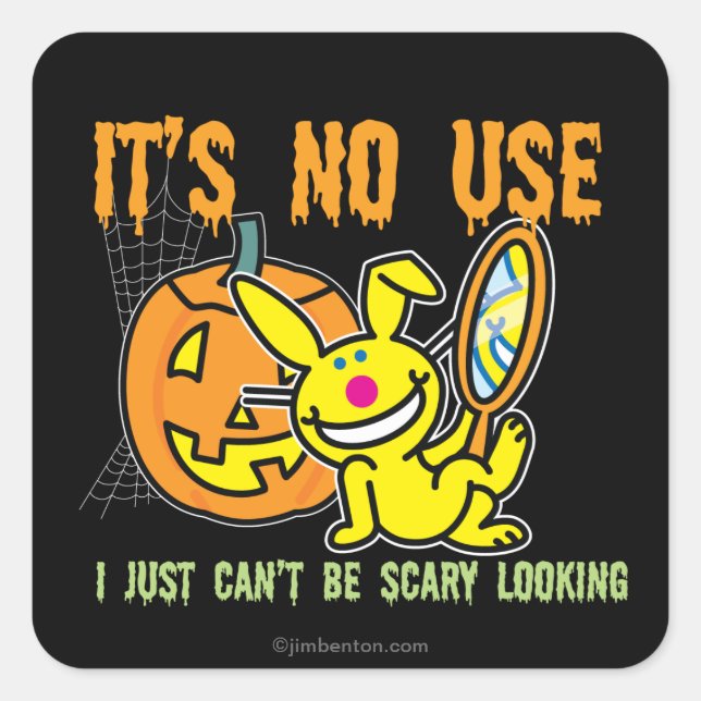 Adesivo Quadrado Não adianta (Frente)