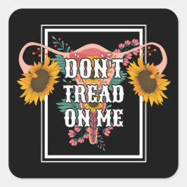 Adesivo Quadrado Não brinque comigo pela escolha profissional femin