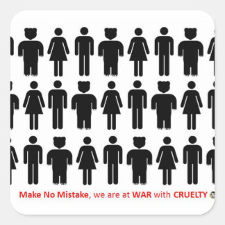 ADESIVO QUADRADO NÃO COMETER ERROS