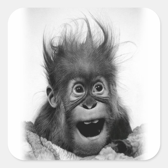 Adesivo Quadrado NÃO ENTRE EM PÂNICO! Sticker Quadrado (Frente)