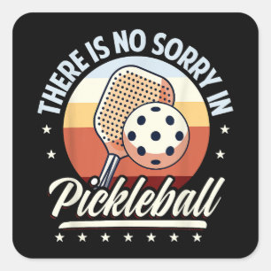 Adesivo Quadrado Não Há Desculpa No Pickleball