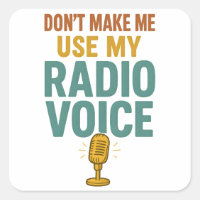 Não Me Faça Usar Minha Voz de Rádio Divo Divertido