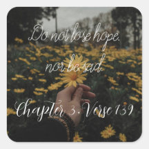 não perder esperança nem triste