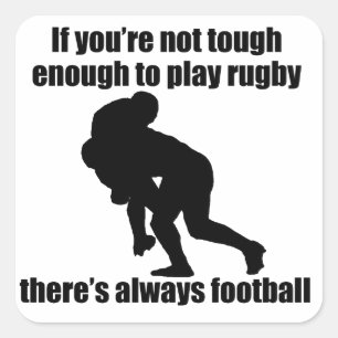 Adesivo Quadrado Nao resistente bastante para jogar o rugby