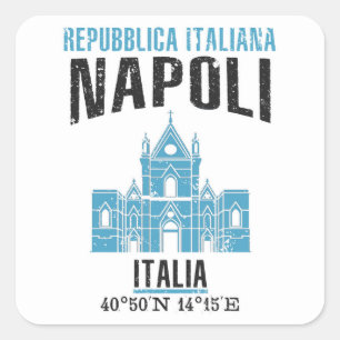Adesivo Quadrado Napoli