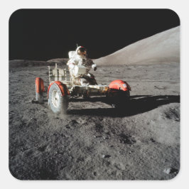 Adesivo Quadrado NASA Apollo 17 Lunar Roving Vehicle, 1972