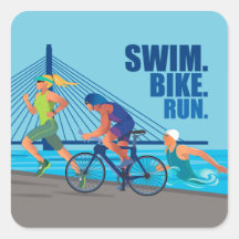NATAÇÃO. BICICLETA. CORRE. Triathlon inspirado