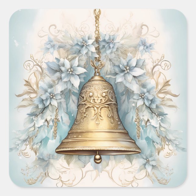 Adesivo Quadrado Natais vintages (Frente)