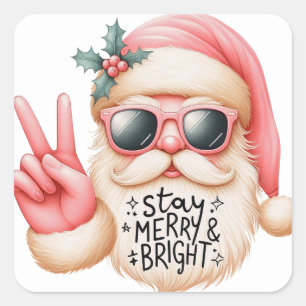 Adesivo Quadrado Natal