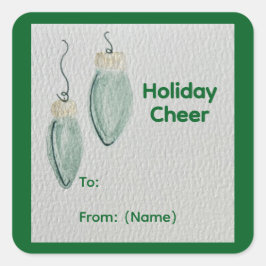 Adesivo Quadrado Natal